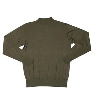 Neiman Marcus Silk Cashmere Blend Olive Men’s Sweater Sz L